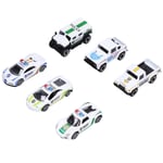 Metal Toy Cars Set Exquisite 1:64 Car Model Toy Patrol Wagon For Nursery For 3