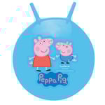 LEXIBOOK Peppa Wutz uppblåsbar studsboll 45cm med pump, blå