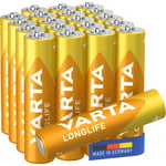 Varta Batteri VARTA Alkaliska Longlife LR03/AAA 20-Pack AAA/LR03 20-p 4103101220
