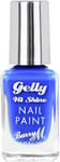 Barry M Gelly Hi Shine Nail Paint, Shade Blue Guava |Bright Blue Glossy Nail Po