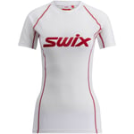 Swix RaceX Classic T-Skjorte Dame Bright White/Swix Red, M