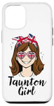 iPhone 14 Pro Taunton Girl, Taunton Women, British Flag UK Case