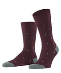FALKE Men's Dot M SO Cotton Patterned 1 Pair Socks, Red (Barolo 8597), 11.5-14