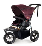 Out n About nipper single V5 pushchair Brambleberry Red Basket Raincover 0m-22kg