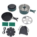 500W 1.6L Portable Electric Cooker With Foldable Handle Hot Pot US Plug Green