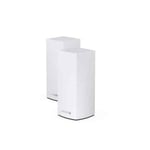 Linksys AX5400 Whole Home Mesh WiFi 6 DualBand System 2-pack White Internal M...