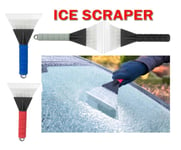 2x HEAVY DUTY ICE SCRAPER Soft Grip For Car Van Windscreen Snow Remove scrapper