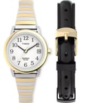 New Ladies Timex Easy Reader Indiglo Light Expanding Bracelet Free Strap Watch