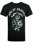 Sons of Anarchy Black Short Sleeved T-Shirt (Mens)
