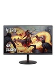 Acer Nitro Xv322Qkkvbmiiphuzx 32-Inch Gaming Monitor - Ips Panel, 4K Uhd, 1Ms, 144Hz, Freesync Premium, Dp, Hdmi, Height Adjustable Stand.