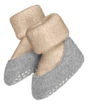 FALKE Unisex Baby Baby Cosyshoe B HP Wool Grips On Sole 1 Pair Grip socks, Beige (Sand Melange 4651), 1-3 months