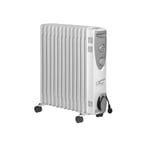 Electric Oil Heater 13 Fins 3 Heating Levels 2500W Overheating Protection Solid