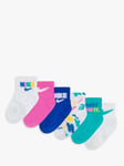Nike Baby Cotton Blend Ankle Socks, Pack of 6, Multi
