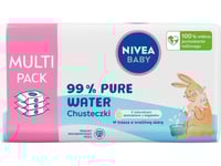 Nivea_Baby Pure Water Wet Wipes 3X57 Pcs.