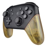 eXtremeRate Amber Yellow Replacement Handle Grips for Nintendo Switch Pro Controller, DIY Hand Grip Shell for Nintendo Switch Pro - Controller NOT Included