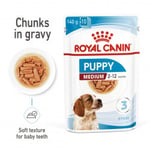 Royal Canin Puppy medium våtfoder bitar i sås à 140 g