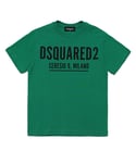 Dsquared2 Boys Cotton T-shirt Green - Size 8Y