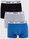 Nike Underwear Mens Boxer Brief 3pk - Multi, Multi, Size Xl, Men
