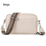 Crossbody-väska för kvinnor axelväska BEIGE Beige