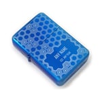 Personalised Blue Lighter with Hexagonal Pattern, Gift Box