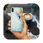Mobile Phone Cases Bags for iPhone X XR XS 11 Pro Max 10 7 6 6s 8 Plus 4 4S 5 5S SE 5C Coque Watercolor Giraffe Friendship-image 6-For iphone XR