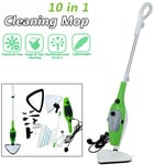 Electric Cleaner Hot Steam Mop Floor Carpet 1300W Power Washer Hand Steamer Tool