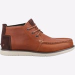 Toms Mens Navi Moc Chukka Leather Lace Up Boot Brown
