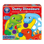 Orchard Toys Dotty Dinosaurs Game, Colour and Shape Game for Children, 2 Games in 1, Perfect for Children Age 3-6, Educational Toy Game