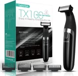 VOYOR Beard Trimmer Men Hair Clippers Cordless Rechargeable Adjustable, with Li