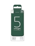 Juice 5 Charges Power Bank | 15,000mAh 18W PD Portable Charger | Universal Compatibility | iPhone, Samsung, Microsoft, Google, Sony, and More | Green