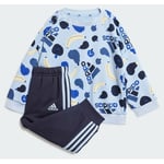 adidas Essentials Allover Print Joggingset Barn, storlek 80 cm