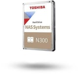 18 TB Toshiba N300 7200 rpm, 512 MB cache, SATA3, NAS drive 24/7-drift
