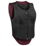 Ryggskydd Ballistic Flex Fit Slim Svart/Vinröd