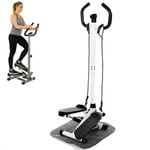Mini Stepper For Exercise Lose Weight Multi-functional Pedal Fitness Equipment Quiet Hydraulic Treadmill With Handle Bar And LCD Monitor