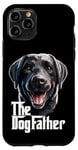 Coque pour iPhone 11 Pro The Dog Father Labrador Retriever Lab Dad Daddy Noir