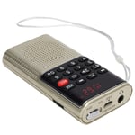 Portable Pocket Radio FM Digital Radio Multifunction USB Music MP3