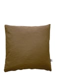 Pudebetræk-Hør Basic-Vasket Home Textiles Cushions & Blankets Cushion Covers Brown Au Maison