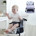 PandaEar Baby Toddler Booster Seat for Dining Chair Table| Travel Booster Seat