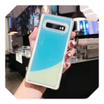 Luminous Case for Samsung Galaxy S10E Case Liquid Phone Cover for Samsung S9 S10 plus Cases S10 LITE Cover Dynamic Coque note 8-Blue-G-for samsung S9P