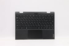 Lenovo Chromebook 300e 2nd Gen Palmrest Cover Touchpad Keyboard Black 5CB1G97586
