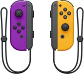 För Nintendo Switch Joy-Con Pair Neon Lila/Neon Orange Helt ny