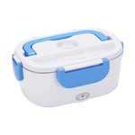 Boîte à lunch chauffante électrique - Boîte à lunch portable 2 en 1 pour voiture et maison - Bleu - blue
