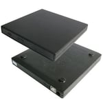 Extern CD-läsare USB Slim – tunn design, 24x läshastighet, kompatibel med Windows, Mac och Linux