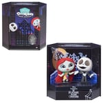 Disney Doorables Coffret Jack Skellington et Sally de 2 Figurines à Collectionner de 7,6 cm de Haut, Jouets pour Enfants de 5 Ans et Plus, exclusivité Amazon par Just Play