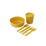 Sea To Summit Passage Dinnerware Set - Couverts Yellow Pack de 6