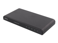 DELTACO PRIME HDMI-246 - Video/audiosplitter - 4 x HDMI - skrivbordsmodell