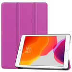 Apple iPad 10.2" 2021 (9th Gen) Tri-Fold PU Case Purple