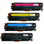 4 Toner Cartridges to replace HP CE410X, CE411A, CE412A, CE413A (305X/A) non-OEM