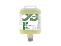 Golvrengöringsmedel Surt Flytande Golvrengöringsmedel 2Ltr Växtbaserat Gult För Dvm/Dqfm,3 St X 2 Ltr/Krt