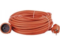 Vertex Pzo20m Upprullbar Förlängningskabel 20 M 3X2,5 Mm Orange
